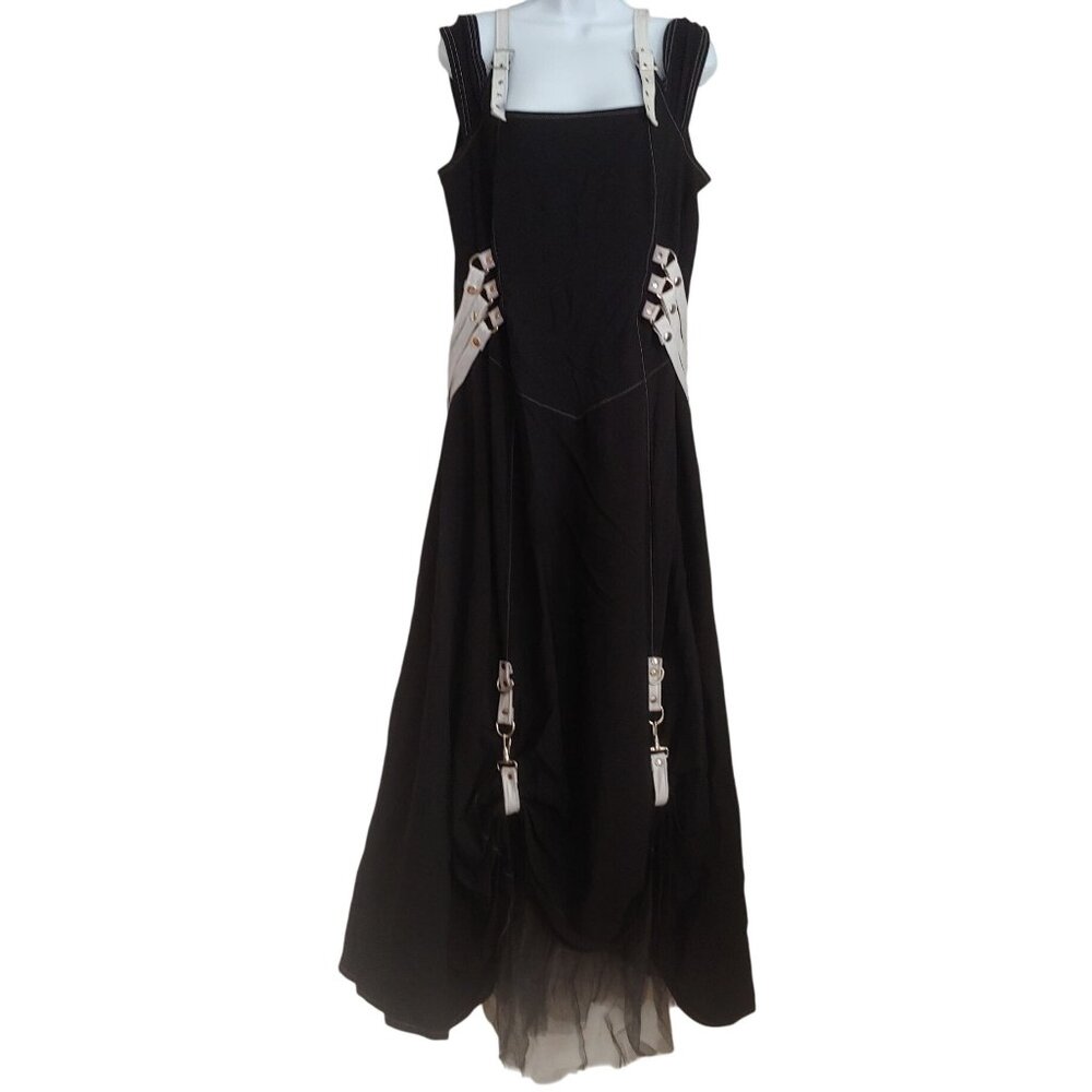 Lip Service Emo Goth Punk Rock Metal Witchy Vampire Maxi Dress Rare